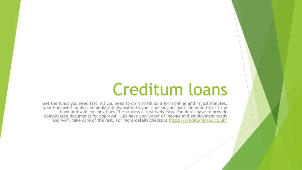 creditum loans