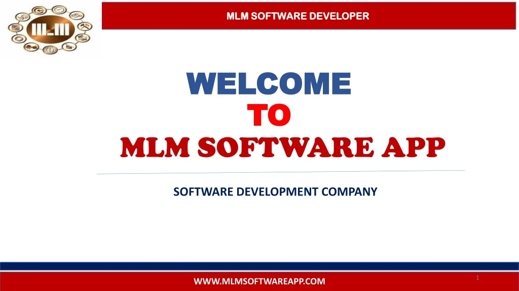 welcome to mlm software app