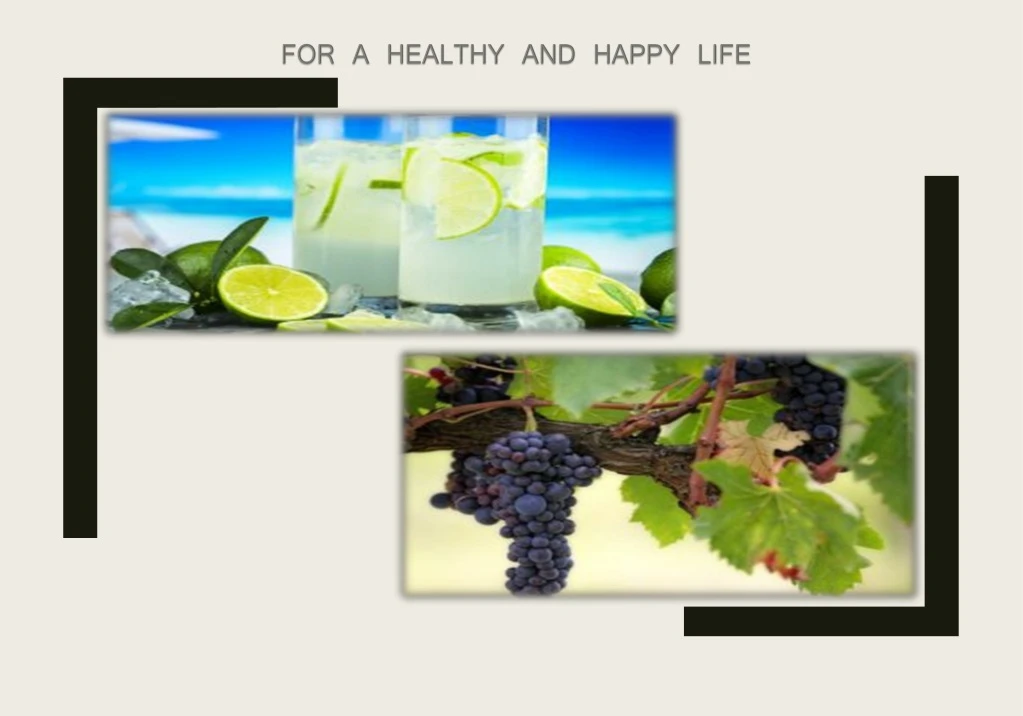 for a healthy and happy life
