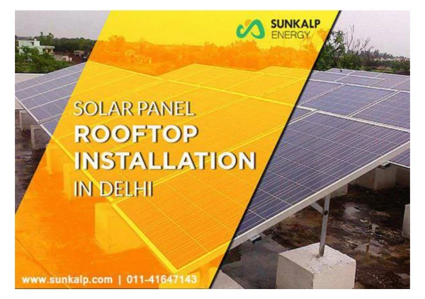 Solar Rooftop Panel Installation in Delhi