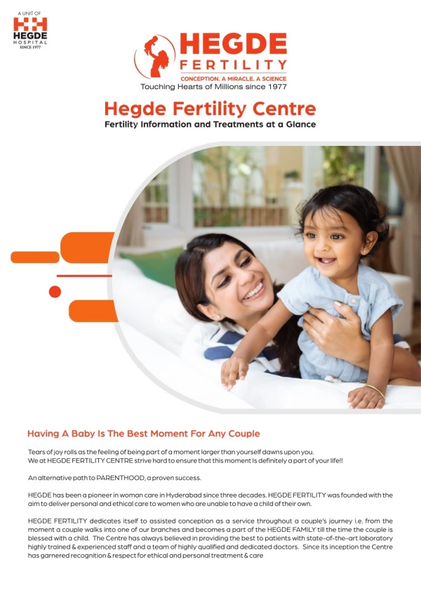 Hegde Fertility - Best Fertility Center in Hyderabad