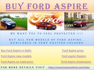 Ford aspire - slide 1
