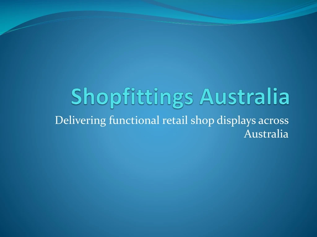 shopfittings australia