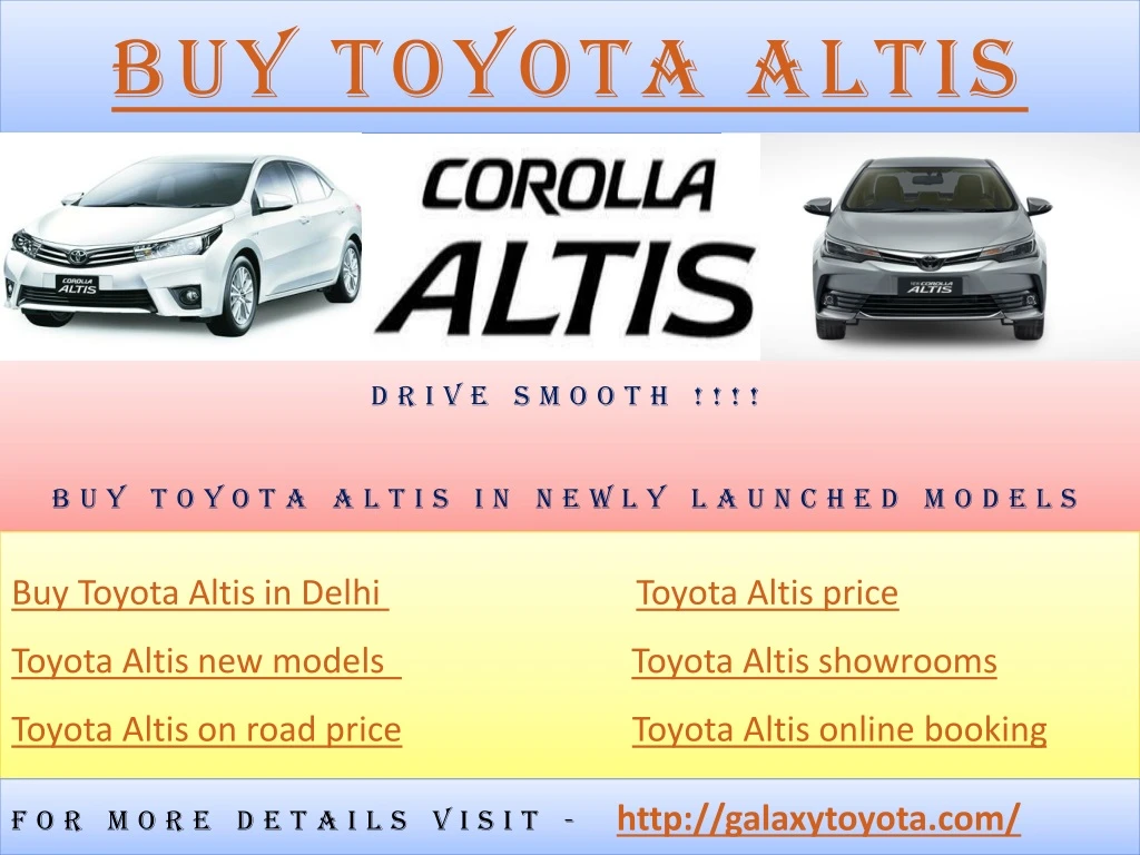 buy toyota altis