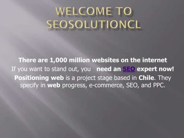 Seosolution.cl : Posicionamiento Web