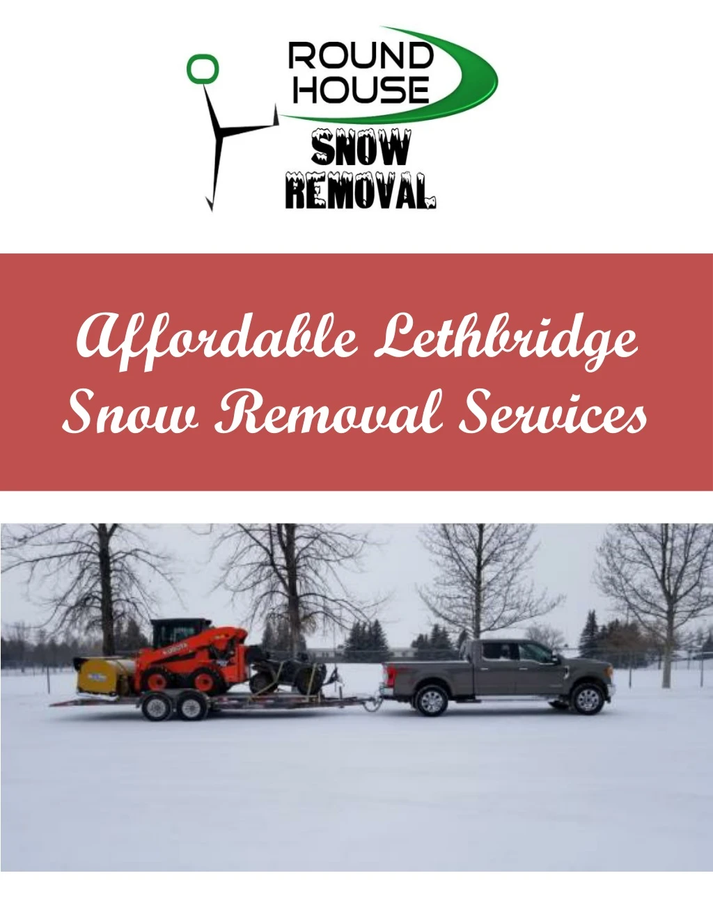 affordable lethbridge snow removal services