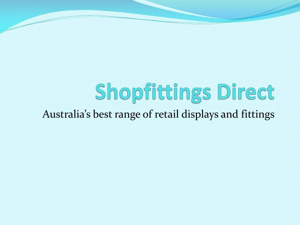 shopfittings direct