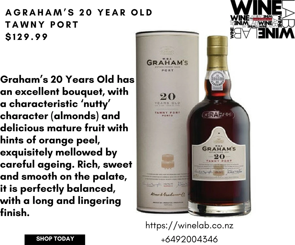 agraham s 20 year old tawny port 129 99