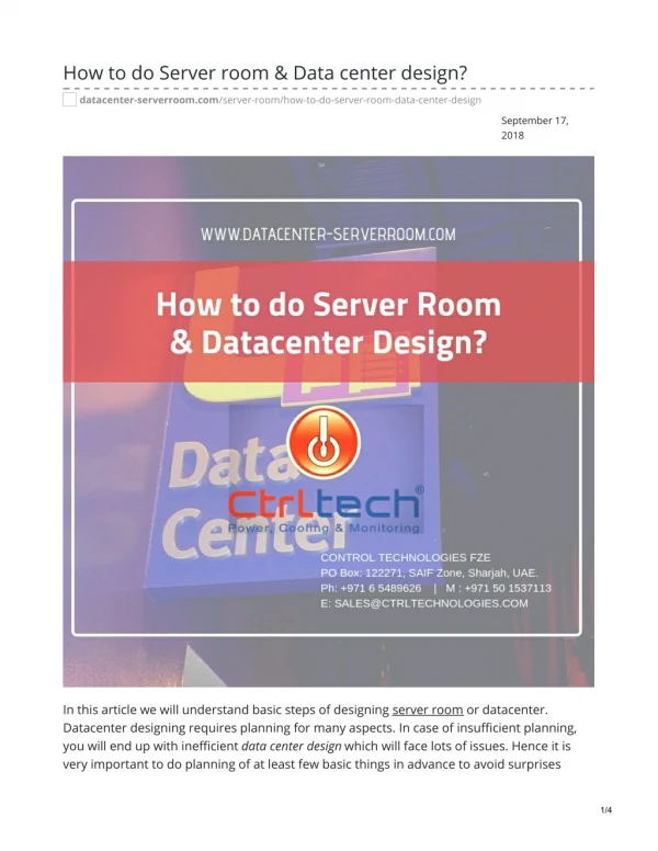 How to do Server room & Data center design? #serverroomdesign #datacenterdesign #datacenter