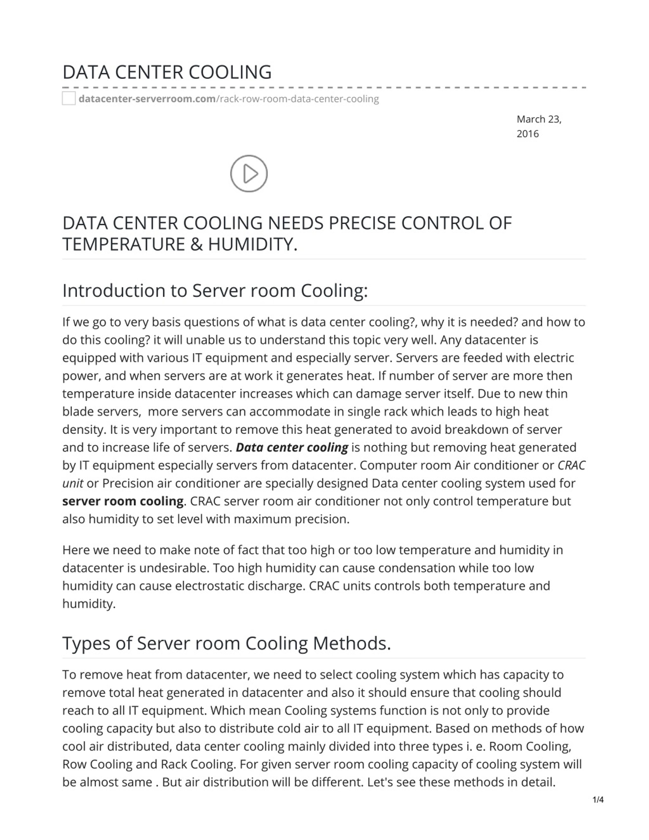 PPT - DATA CENTER COOLING #datacentercooling #datacenter PowerPoint ...