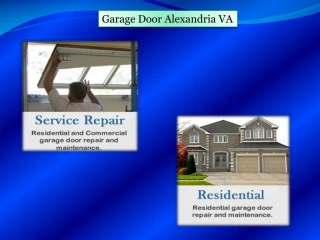 Garage Door Alexandria VA - slide 1