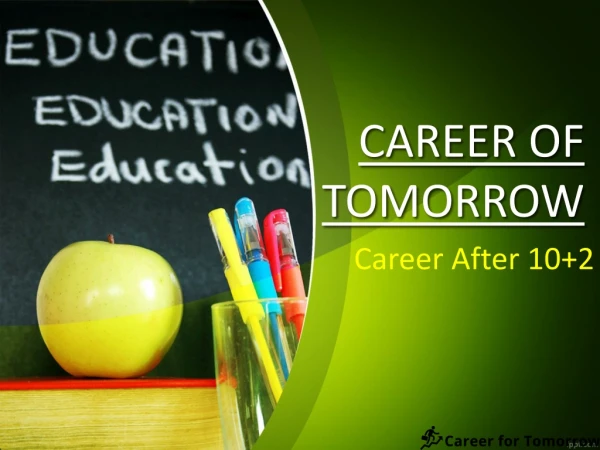 Best Career After 10 2 Students|Career Of Tomorrow