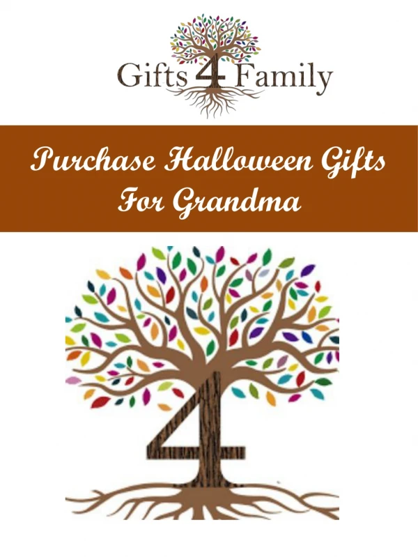 Purchase Halloween Gifts For Grandma