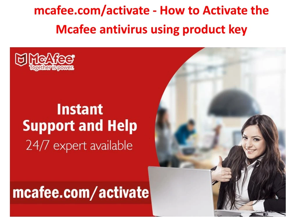 mcafee com activate how to activate the mcafee antivirus using product key