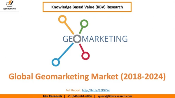 Geomarketing Market- KBV Research