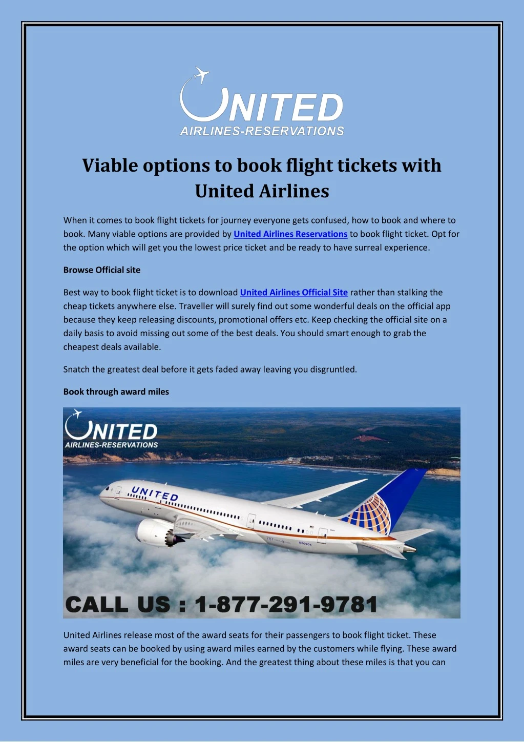 viable options to book flight tickets with united