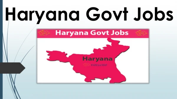 Haryana Govt Jobs 2019 - Latest Government Recruitment In Haryana State