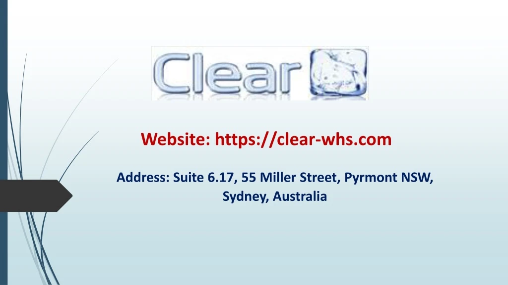 website https clear whs com