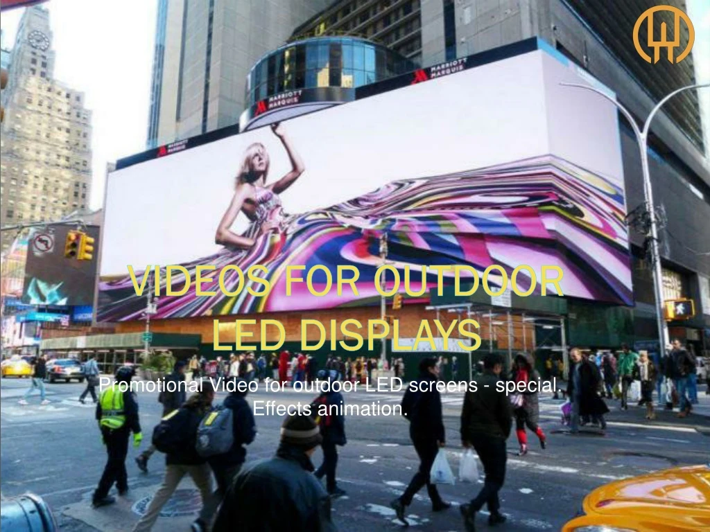promotional video for outdoor led screens special effects animation