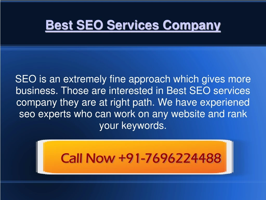 best seo services company