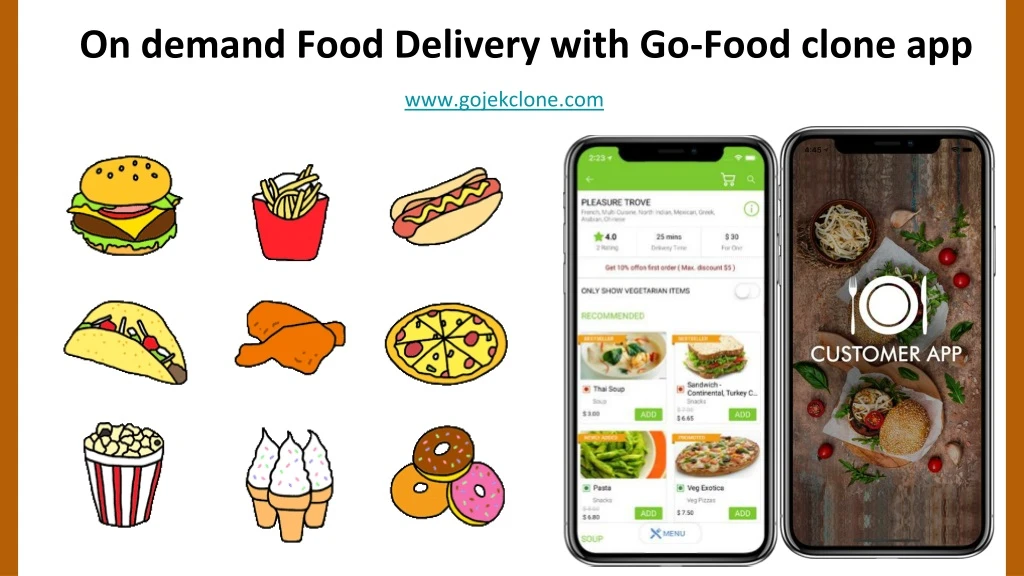 on demand food delivery with go food clone app
