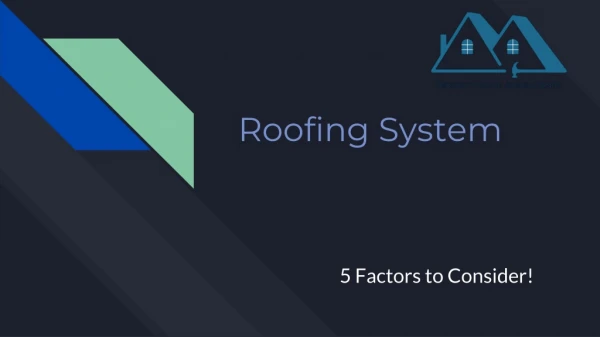 Roofing System - MidSouth Roof Consultants