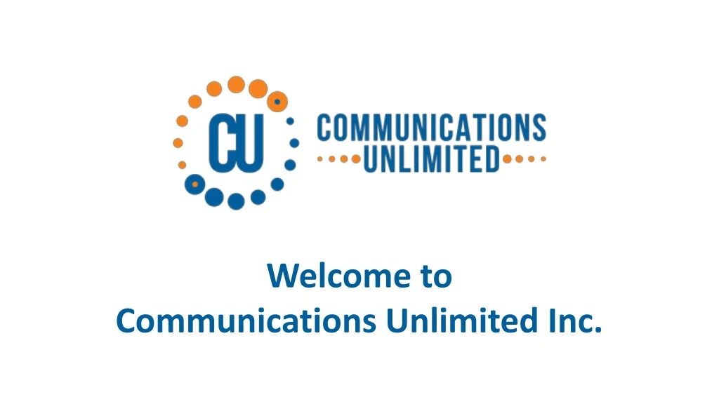 welcome to communications unlimited inc