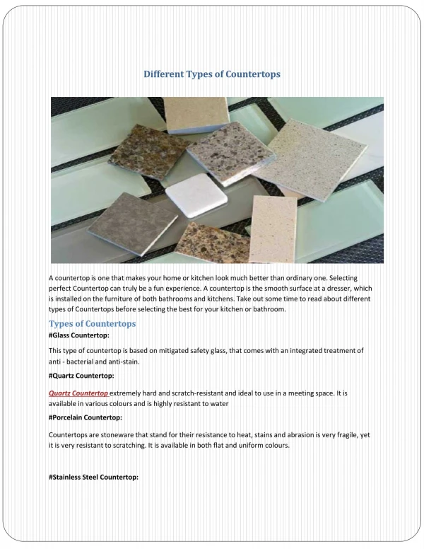 Different types-of-countertops
