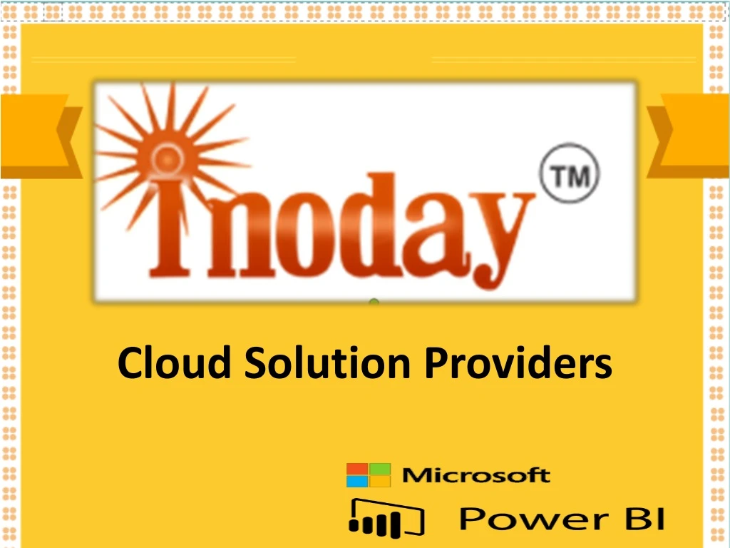 cloud solution provider