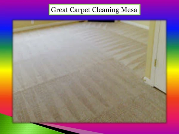 Great Carpet Cleaning Mesa
