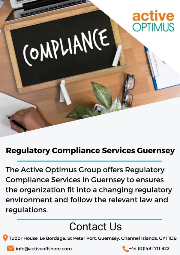 Regulatory Compliance Services Guernsey