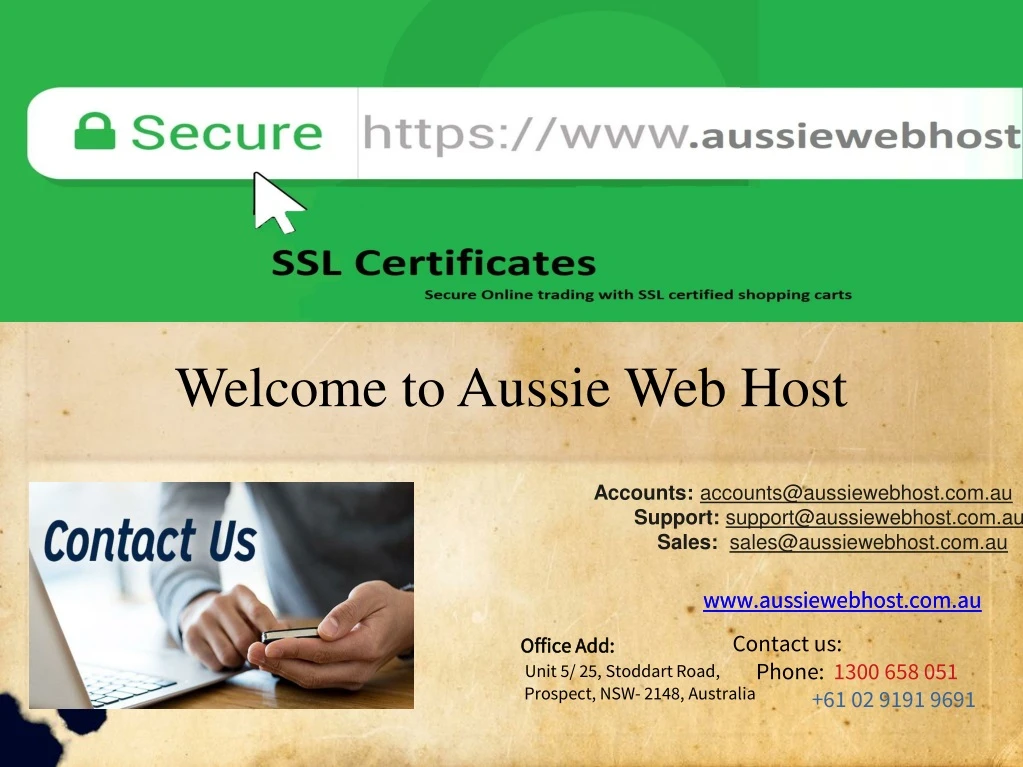 welcome to aussie web host