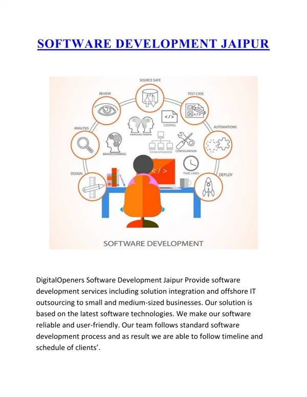 Software Development Jaipur | Best Software Development Service Jaipur