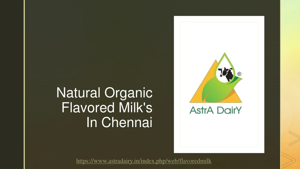 natural organic flavored milk s in chennai