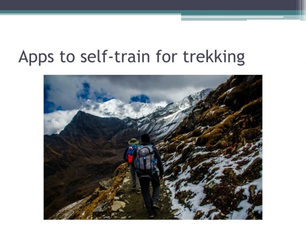 Mount Everest Day: Apps to Self-Train For Trekking