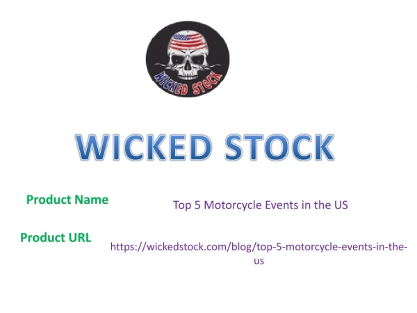 Top 5 Motorcycle Events in the US