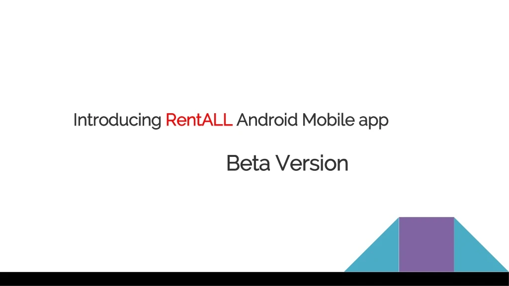 introducing rentall android mobile app beta