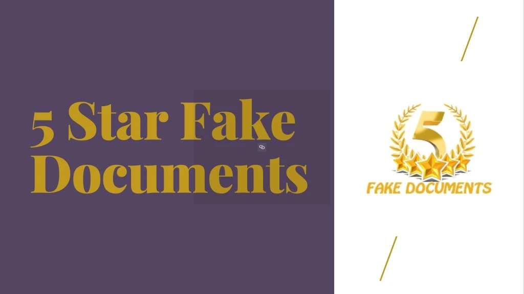 5 star fake documents