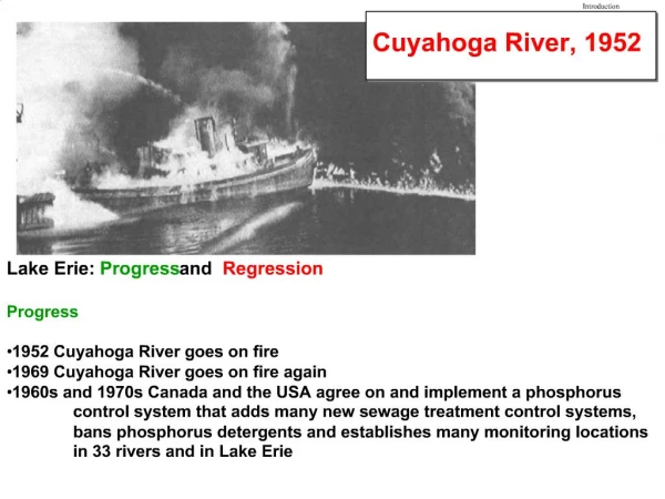 Cuyahoga River, 1952