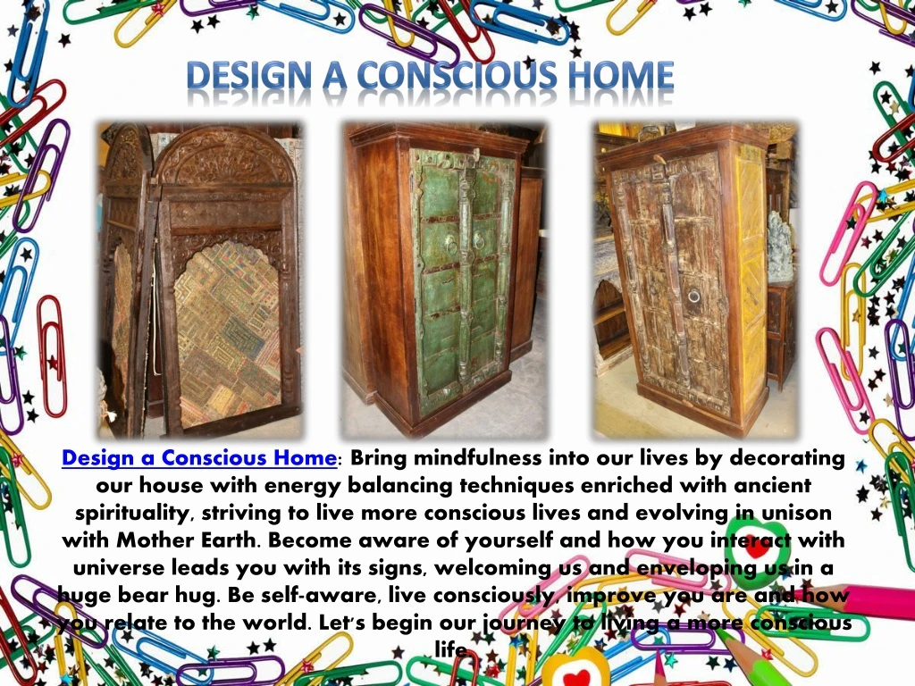 design a conscious home