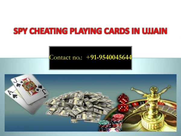 Buy Undetectable Spy Cheating Playing Cards in Ujjain
