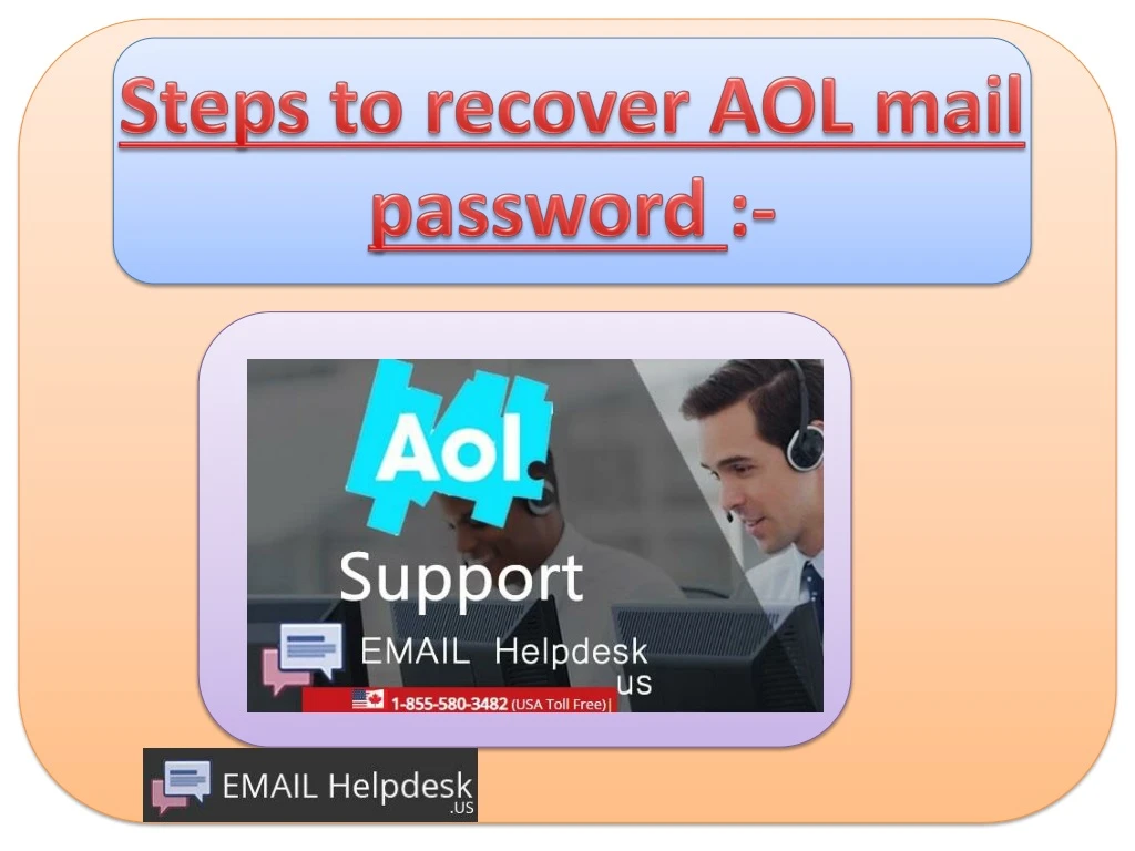 steps to recover aol mail password