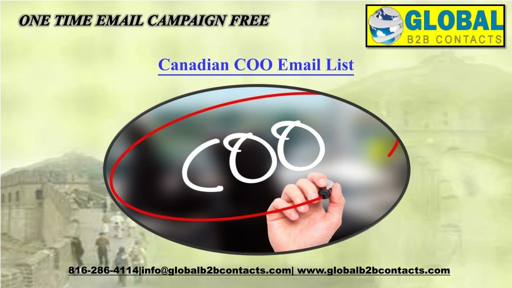 one time email campaign free