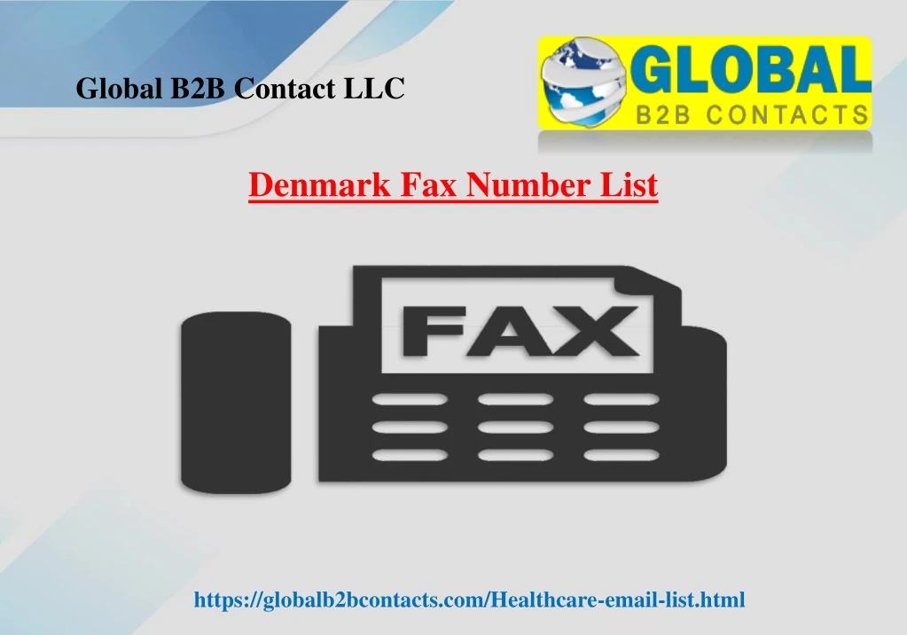 denmark fax number list