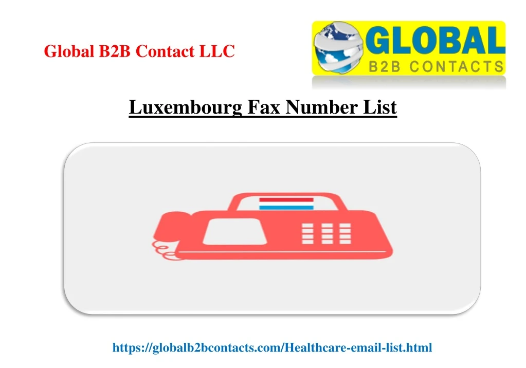 luxembourg fax number list