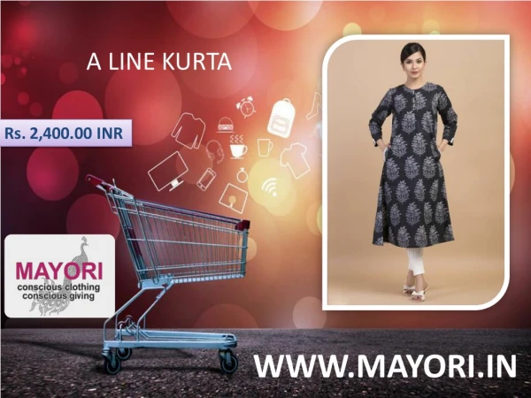 A LINE KURTA - MAYORI CONSCIOUS CLOTHING