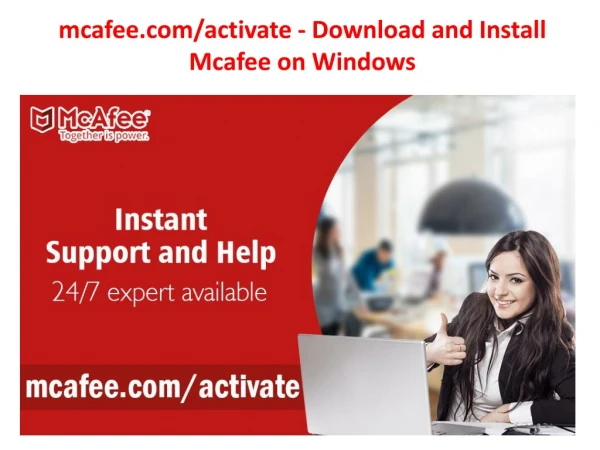 mcafee.com/activate - Download and Install Mcafee on Windows