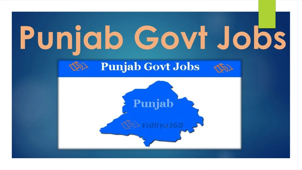 punjab govt jobs