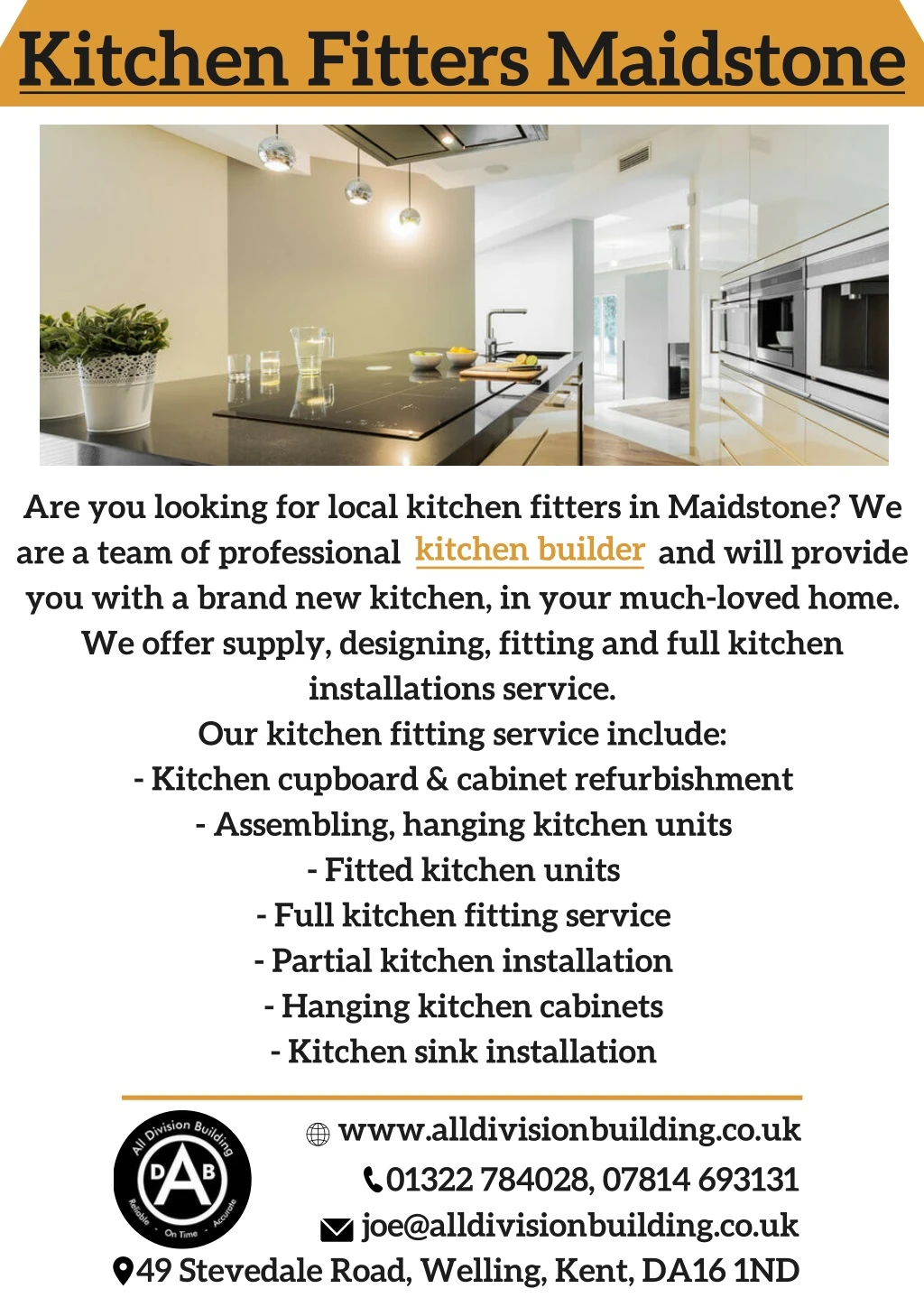 kitchen fitters maidstone