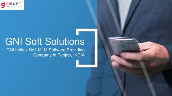GNI is MLM Software Providing Company in Punjab, India
